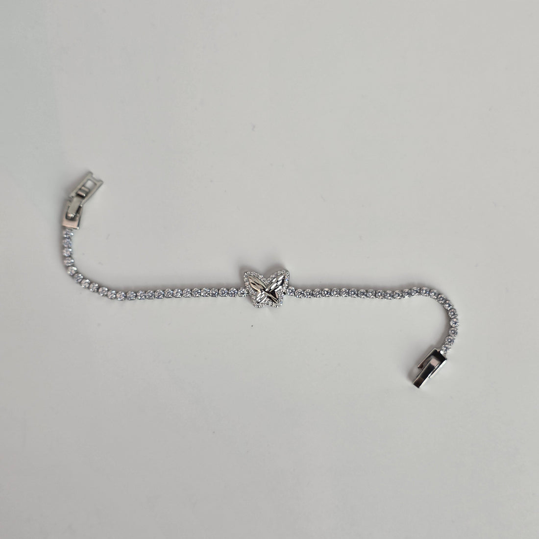 Elegant Butterfly Imitation Diamond Bracelet | Hand Jewellery