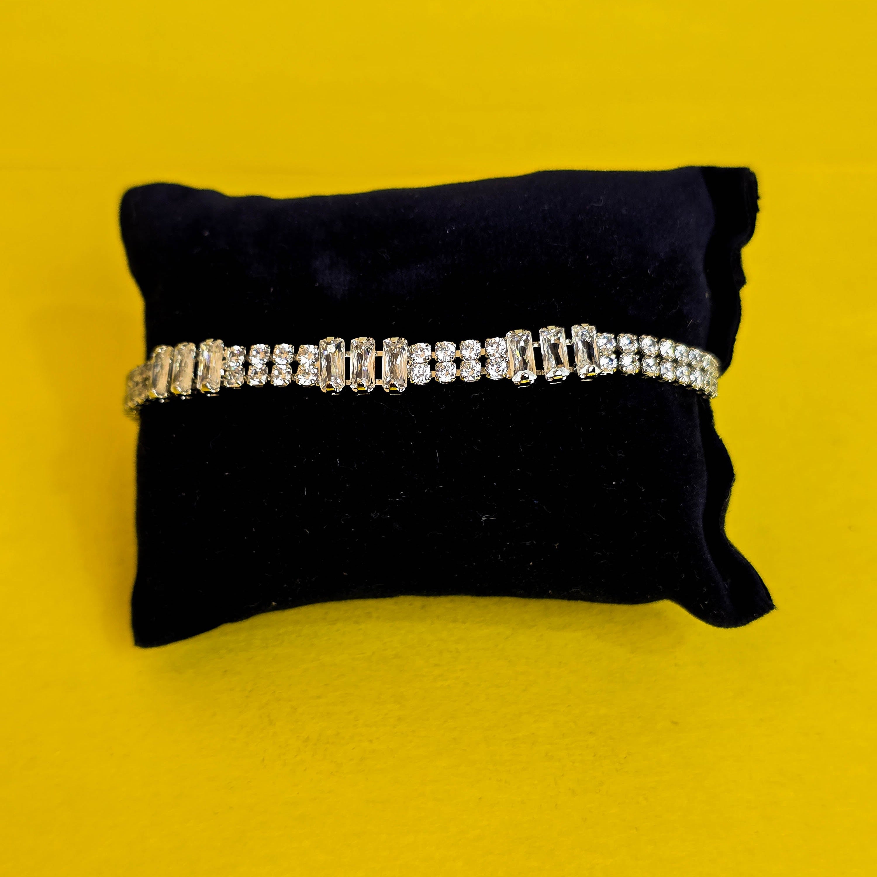 Elegant Imitation Diamond Bracelet | Unique Design