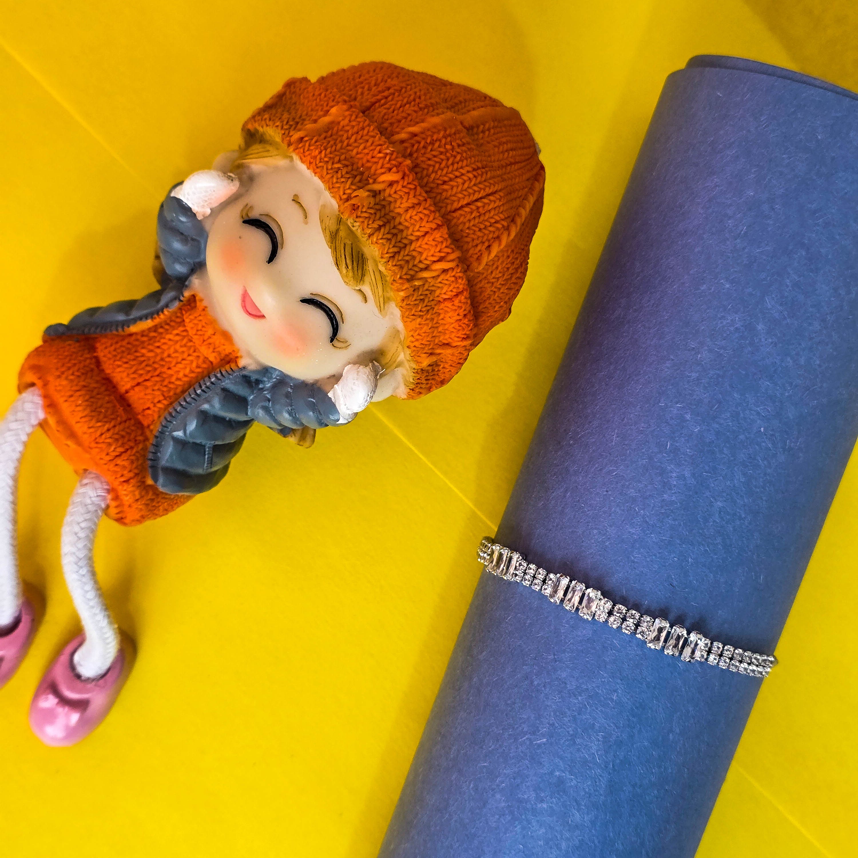 Elegant Imitation Diamond Bracelet | Unique Design