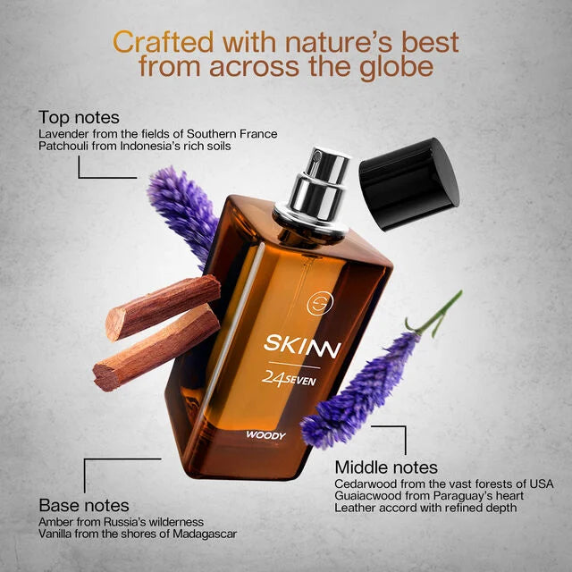 Titan SKINN 24*7 Woody 100 ml Eau De Parfum | For Men | Perfume