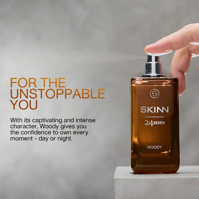 Titan SKINN 24*7 Woody 100 ml Eau De Parfum | For Men | Perfume