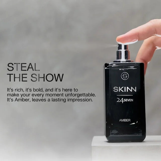 Titan SKINN 24*7 Amber 100 ml Eau De Parfum | For Men | Perfume