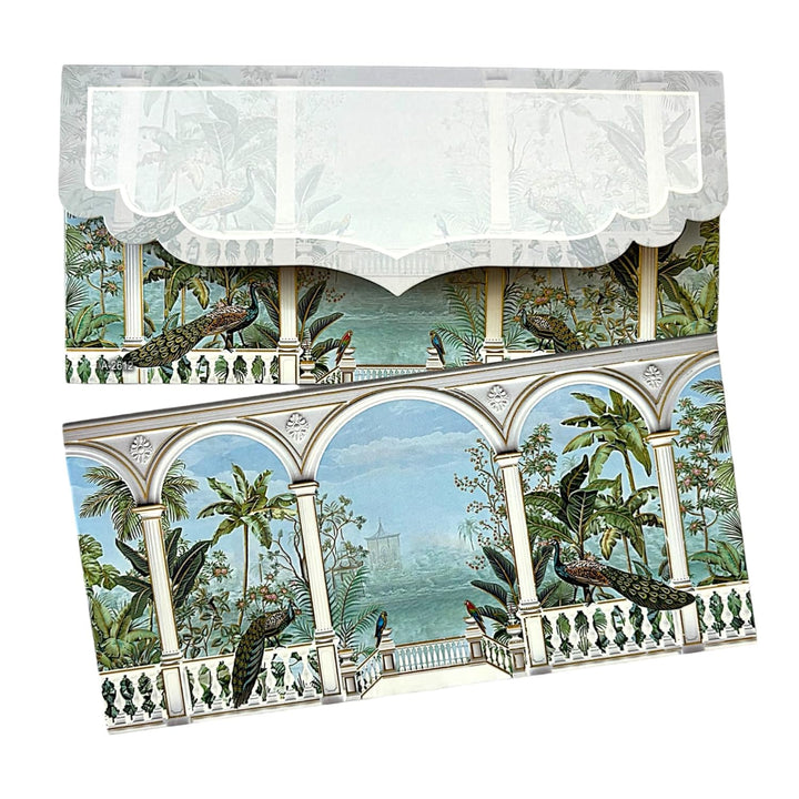 Premium Peacock Design Shagun Envelopes – Velvet Gold Foil lifafa