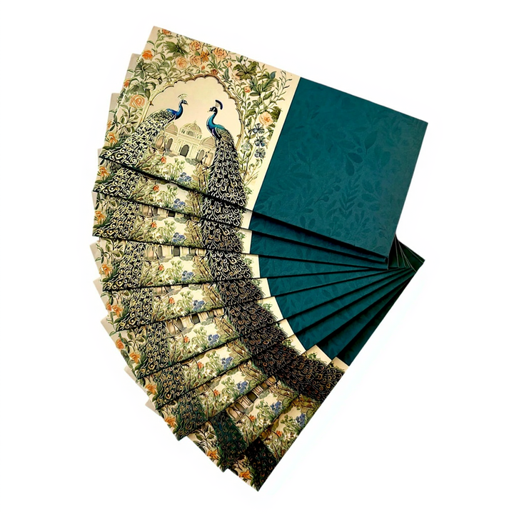TRENDING PEACOCK THEME WEDDING|SHAGUN ENVELOP