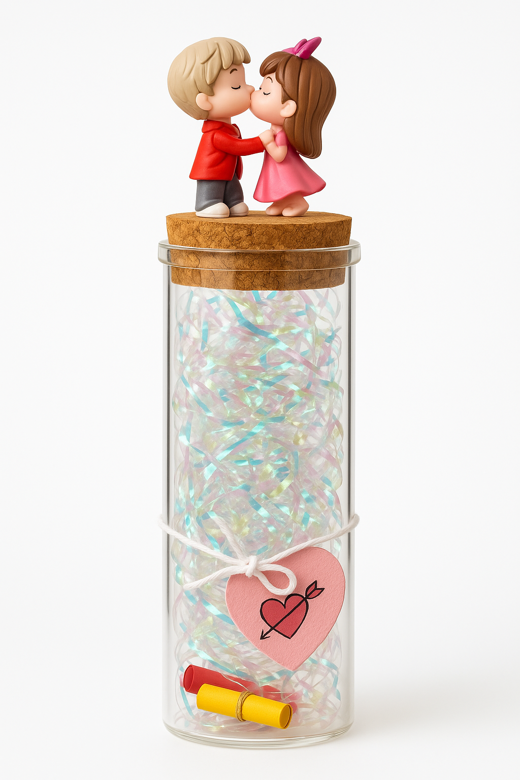 Perfect Gifting- Message bottle with Couple